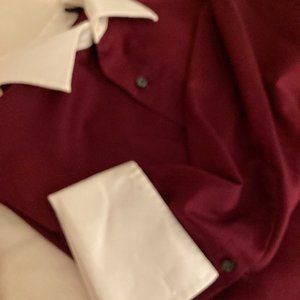 Donald Trump French Cuff Dress Shirt Matching Cuff Links